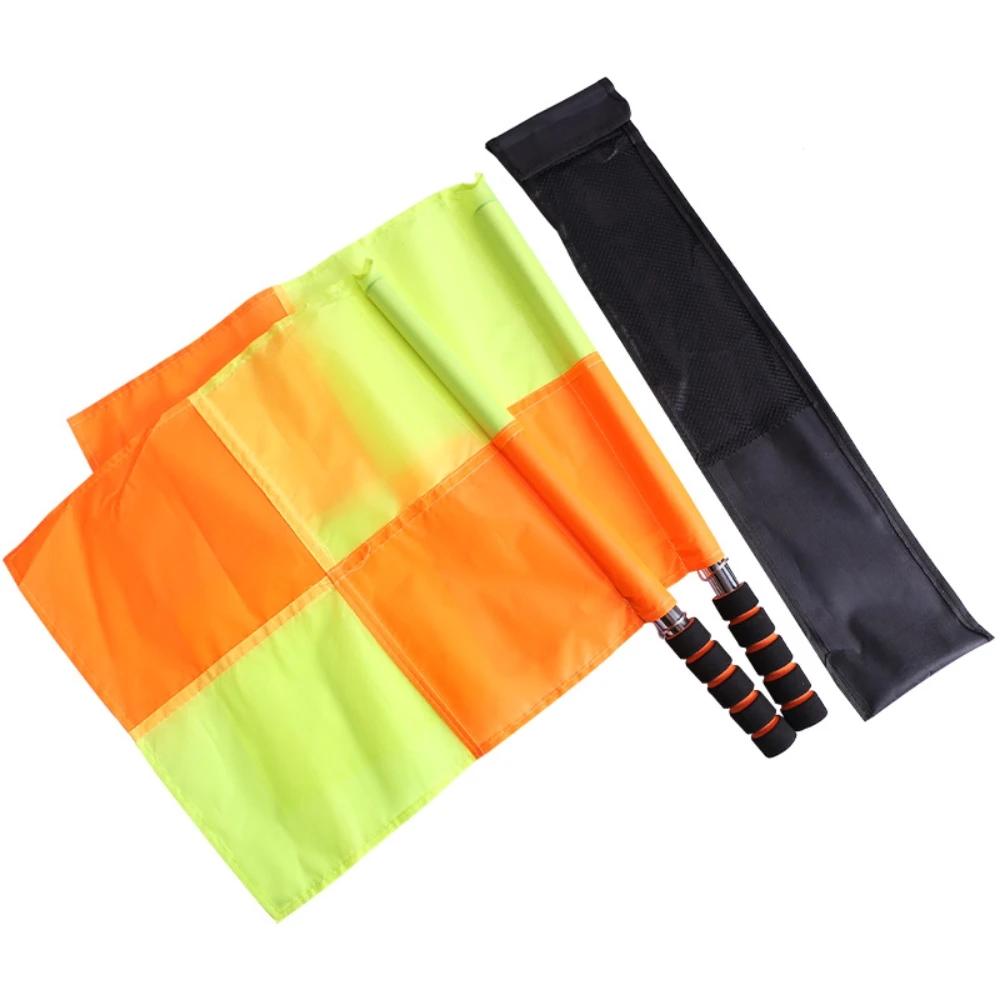 Sports Equipment Football Soccer Signal Linesman Referee Flags International Code Custom High Quality Shape Track Field