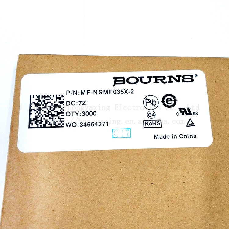 SMD fuse Original MF-NSMF035X-2 0.35A/16V chip fuse protection component 1206 package 3216 size Self recovery patch fuse