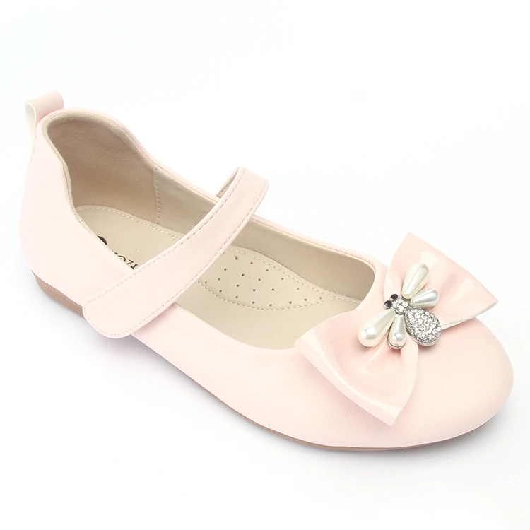 
Baby Mary Jane Toddler Kids Girls Princess Shoes School PU Leather Fashion Dance Bees Bow Casual Dress Ballet Flat Shoes 