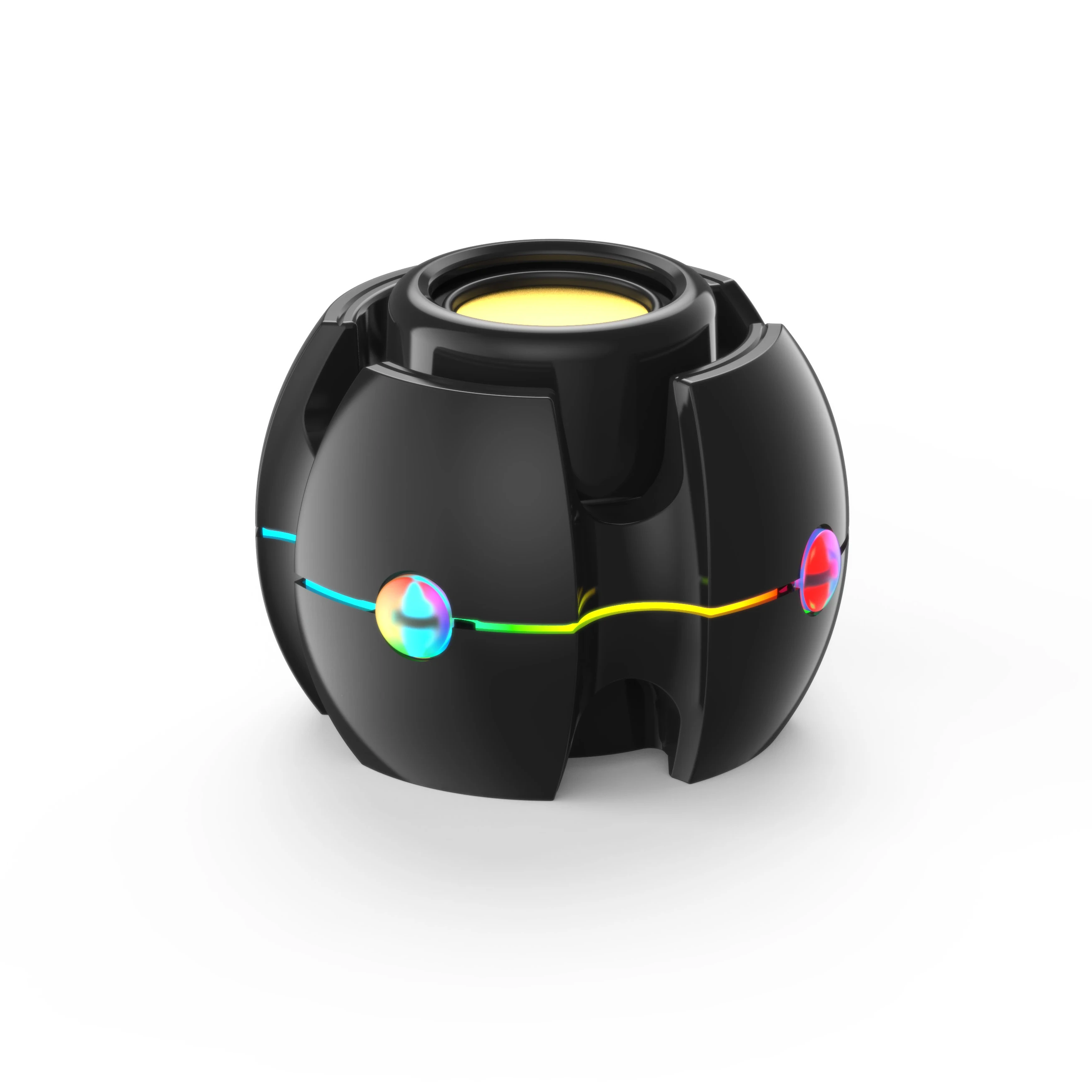 AVON Approval Factory Colorful Round Mini Wireless Speaker RGB Light Bluetooths Speaker for Mobile Phone