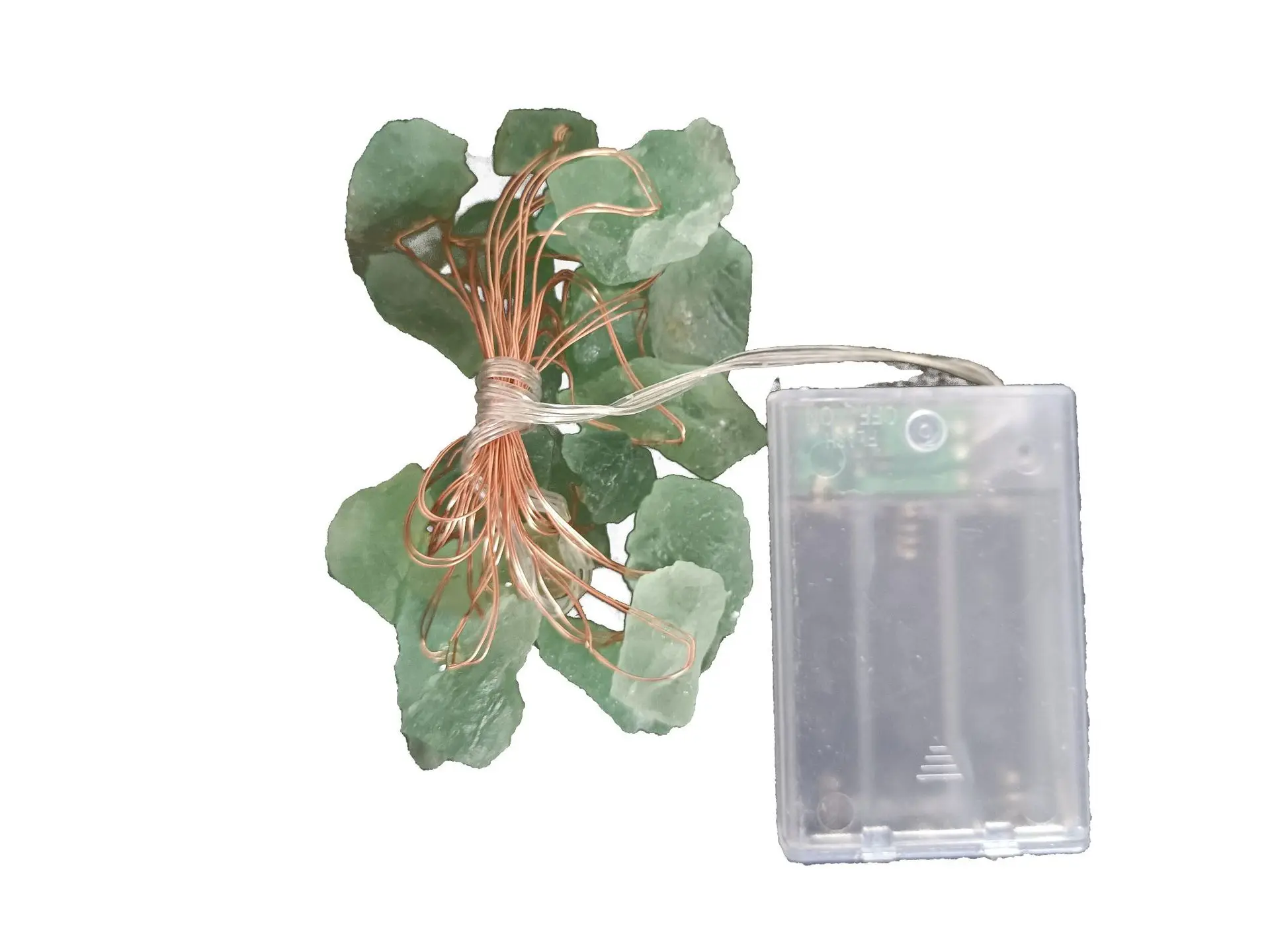 Home Outdoor Decor Waterproof Beautiful Stone Copper Wire String LED Light