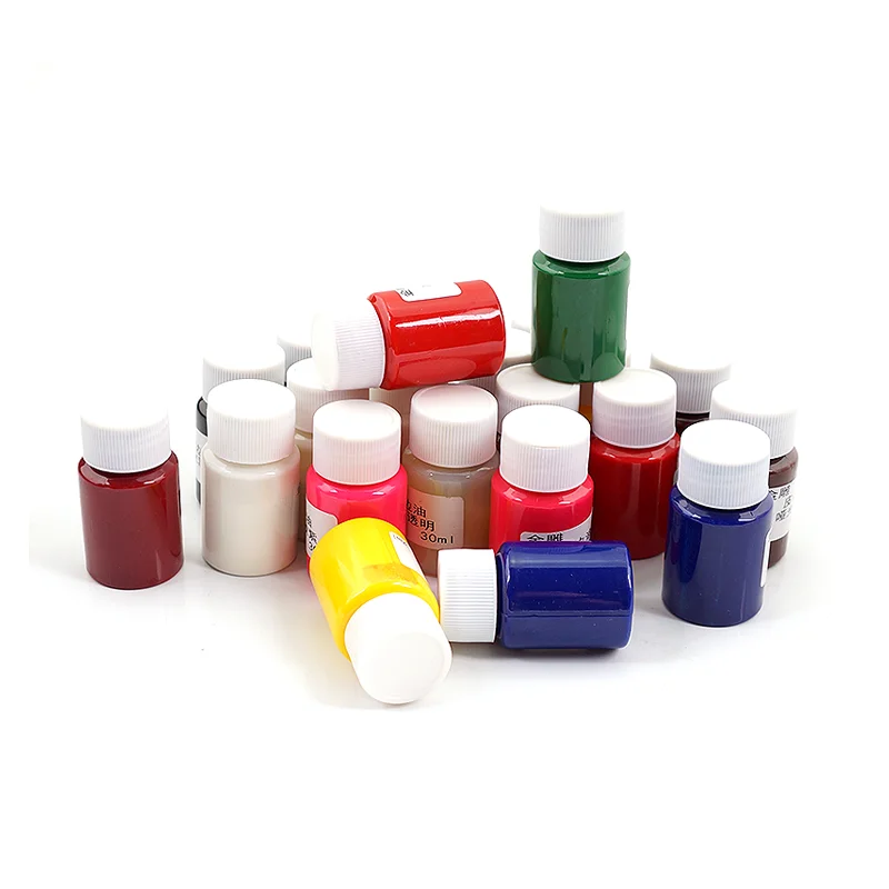 Environmental protection leather edge oil leather edge matte high gloss leather handmade diy multicolored edge oil