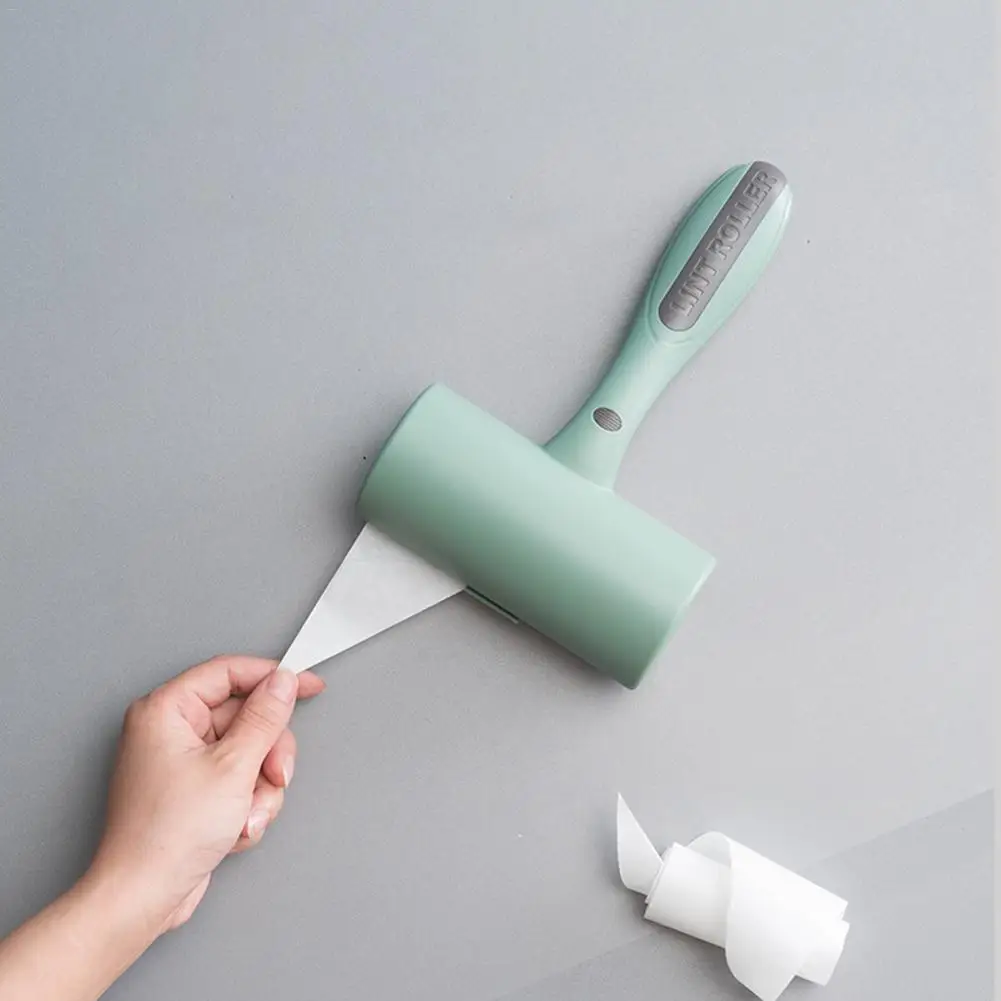 
Multiple Sticky Hair Removal Clothes Carpet Dusting Cleaning Roller with Adhesive White/Green/Coffee Color 