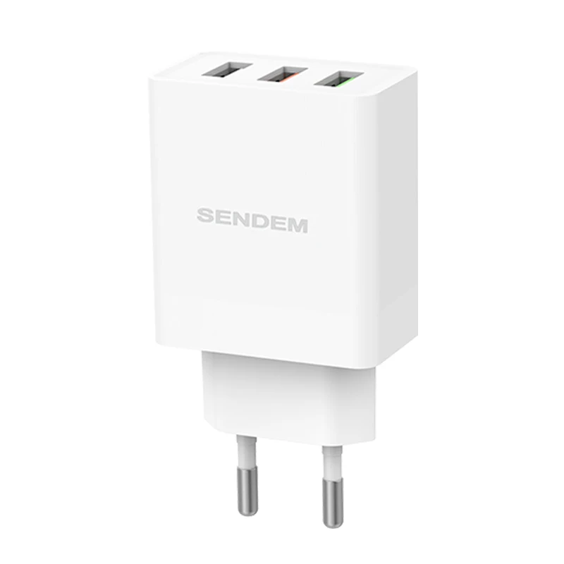 Лидер продаж надежное Сетевое зарядное устройство с 3 USB-портами 4 8 А и вилкой европейского стандарта в