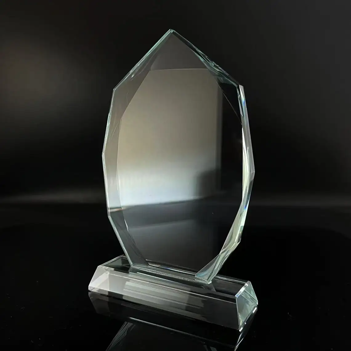 High Quality Cheap Custom shape Blank K9 Glass Trophy Crystal Award Crystal Glass Awards trophies medals plaques