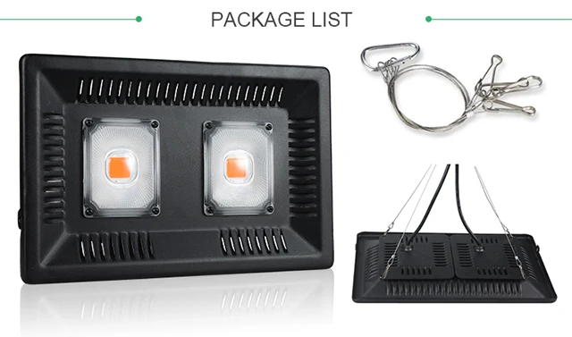 Professional Agricultural Grow Lamp IP65 Greenhouse farming grow lights diy indoor Hydroponic farming grow led light 100W