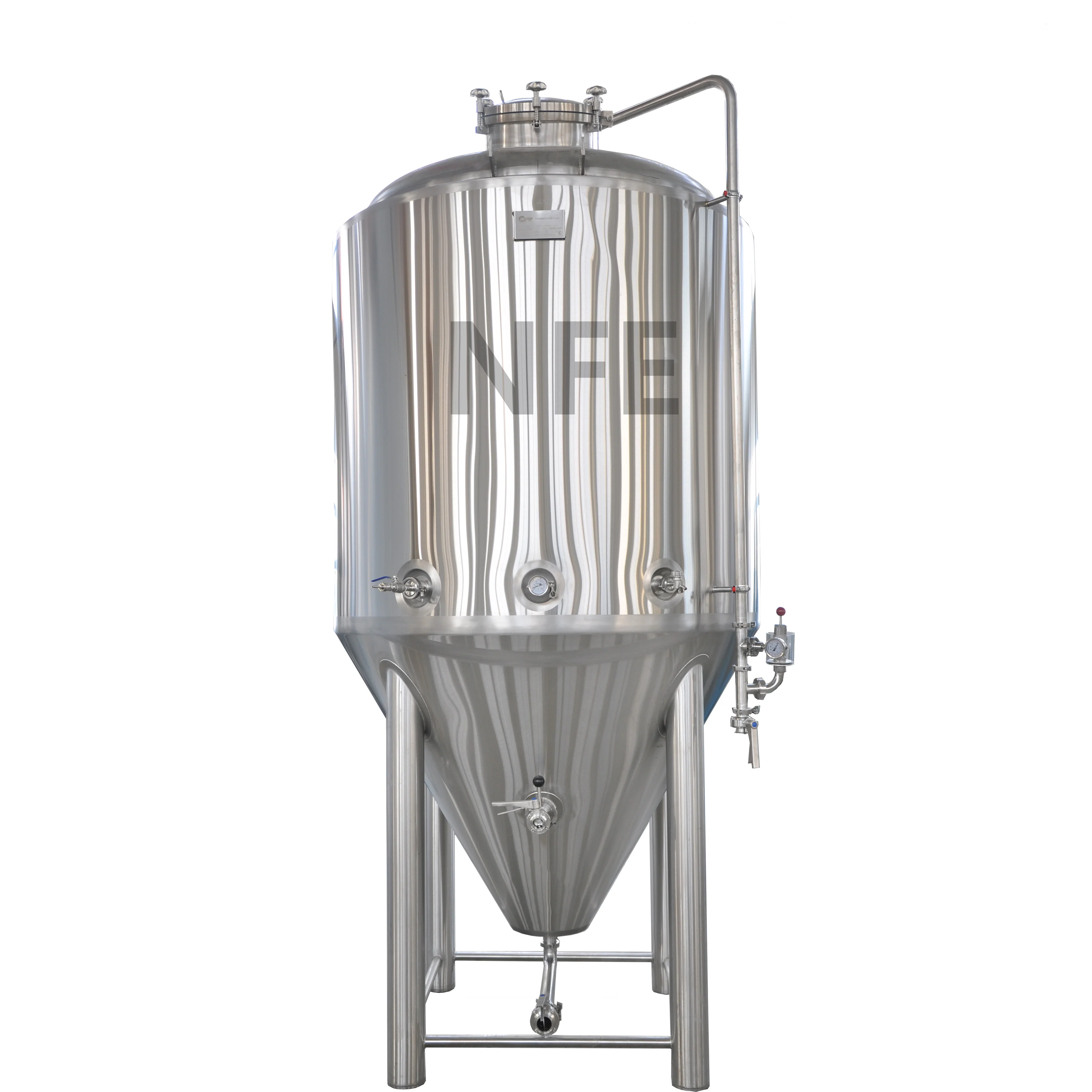 
conical unitank fermenter, stainless steel beer brewing fermenting tank, 2400l jacket tank beer 