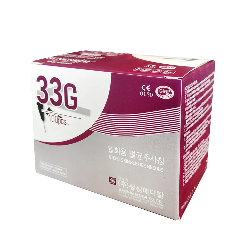 Одноразовая микро-мезо игла Korean CE Marked 30 г 31 32 33 34 для инъекций