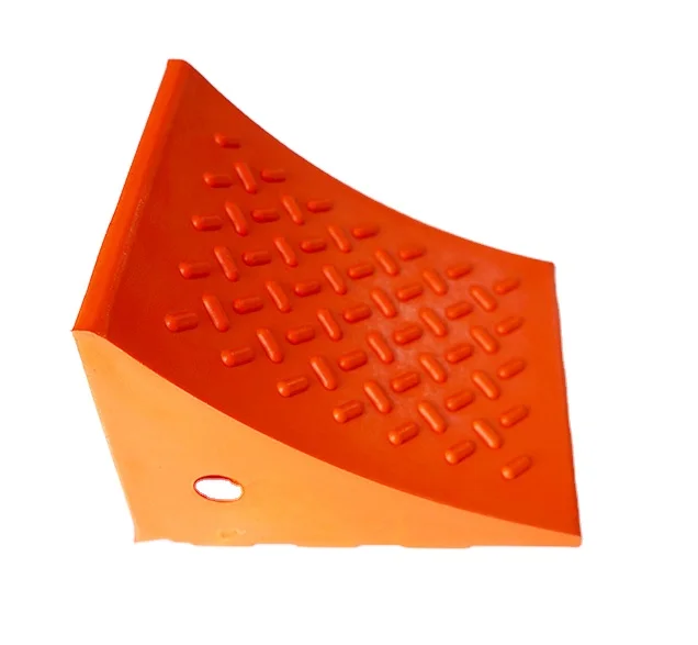 heavy duty pu urethane rubber stopper tire stop block  wheel car stopper