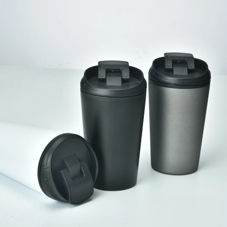 Copo termico Tumbler 12oz 16Oz Lfgb Coffee Travel Car Flip Lid Leak Proof Reusable Outdoor New Mug