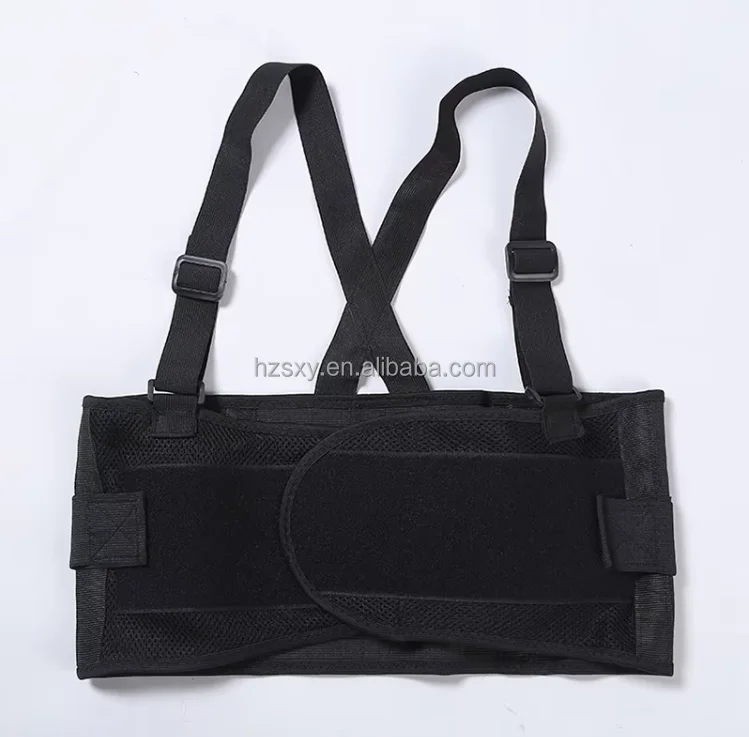 Accept custom size european style working lumbar back protection waist belt for men