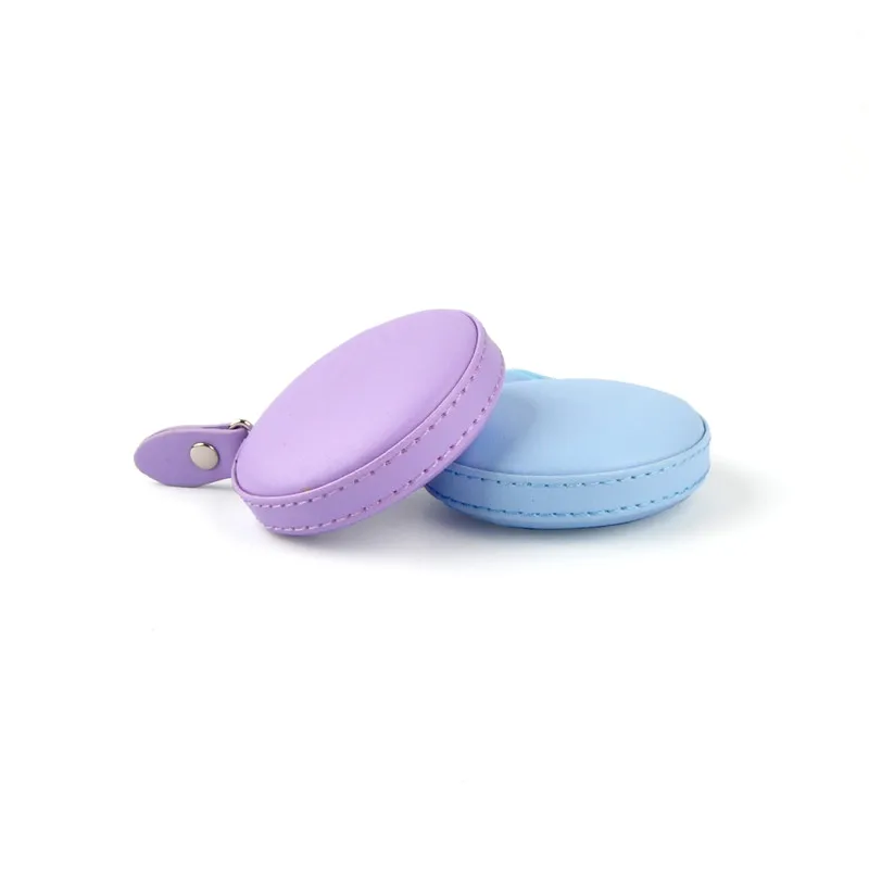 Leather wrapped mini pattern tape measure cinta mtrica 150 cm