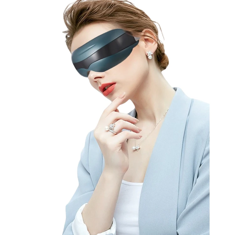 3D Smart Airbag Vibration Silicone Waterproof Eye Massager Handheld Electric Warm Compress Home Office Wireless EU New Product