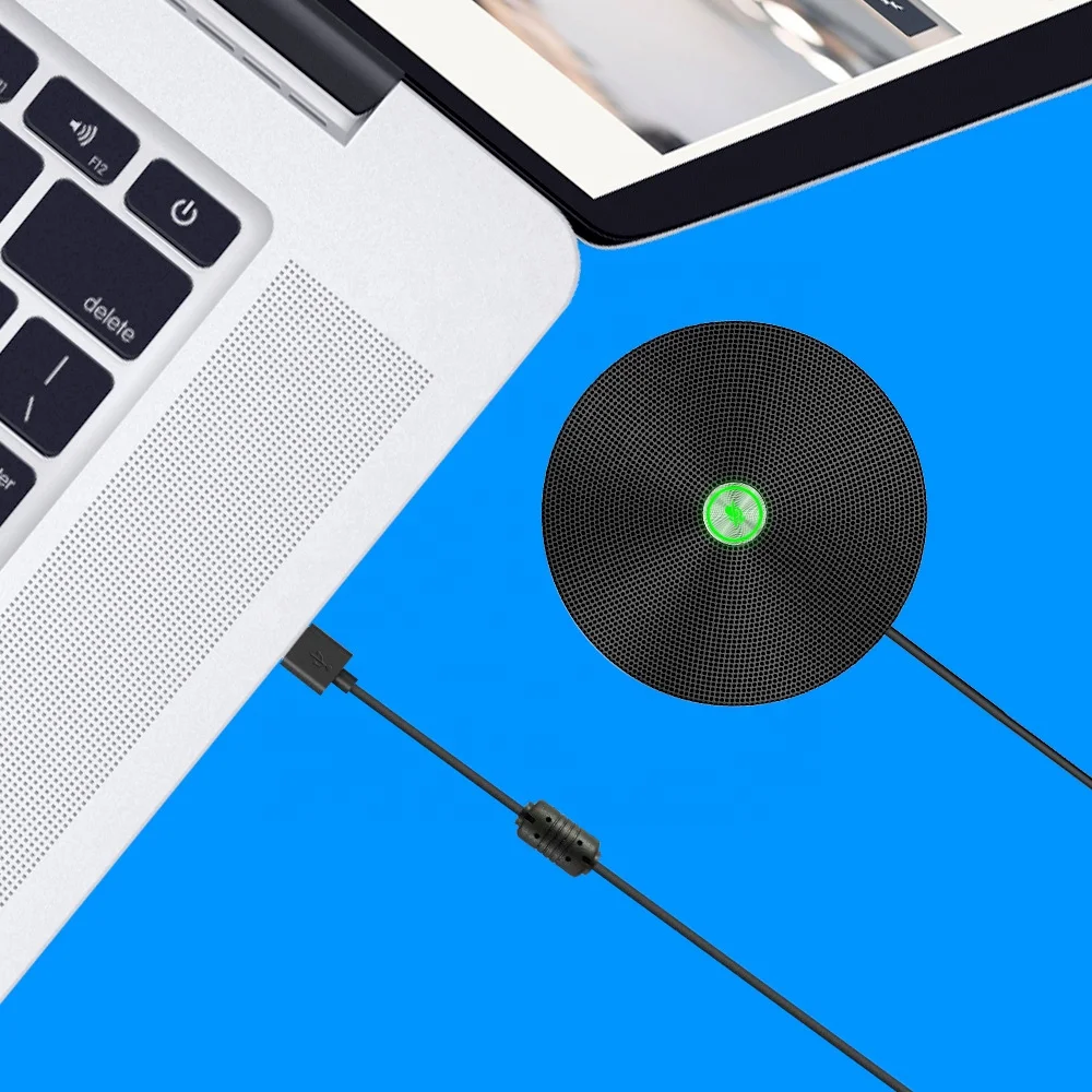 360 градусов портативный USB-видеоконференционный громкоговоритель голосовой связи до 3 м С Подавлением Шума для домашнего офиса
