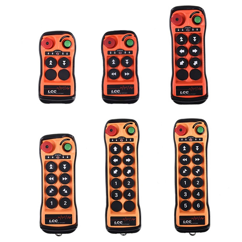 Hot Sale Q1200 Q1212 Five Step Four Direction Joystick Crane Remote Control Transmitter Receiver Wireless Radio