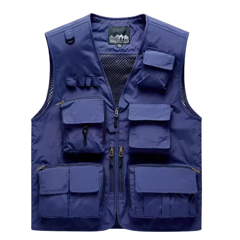 Jinteng Wholesale Custom Logo High Quality Man Gilet Sleeveless Fishing Utility Vest Tactical Vest With Pockets Utility Vests