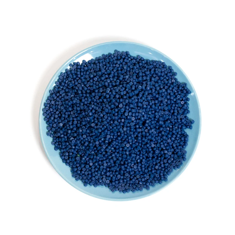 Blue Color Plastic High Quality Recycled High Polyethylene Granules HDPE Plastic