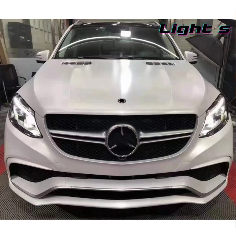 Hot selling body kit for Mercedes Benz ML W166 upgrade to GLE63 Model with front/rear bumper assembly Grille