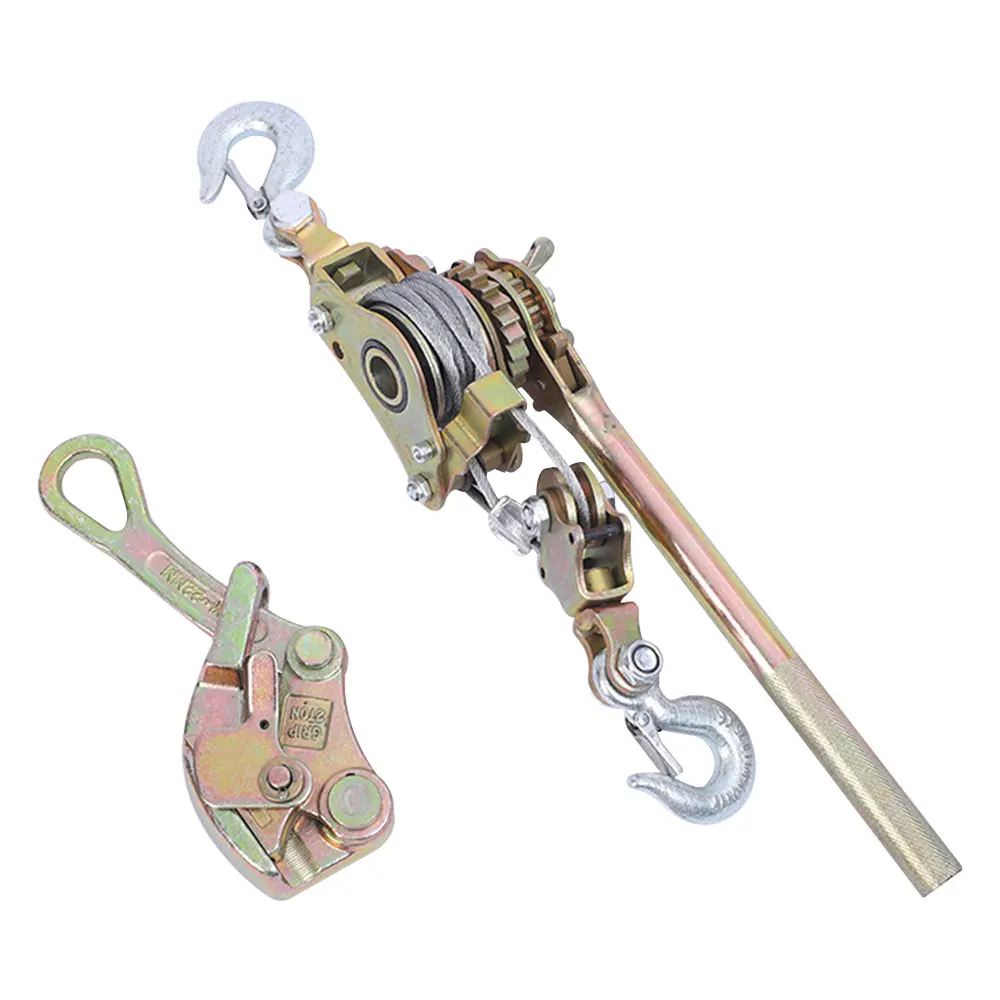 Ratchet Wire Rope Puller Hand power portable tightener pulling cable hand ratchet puller