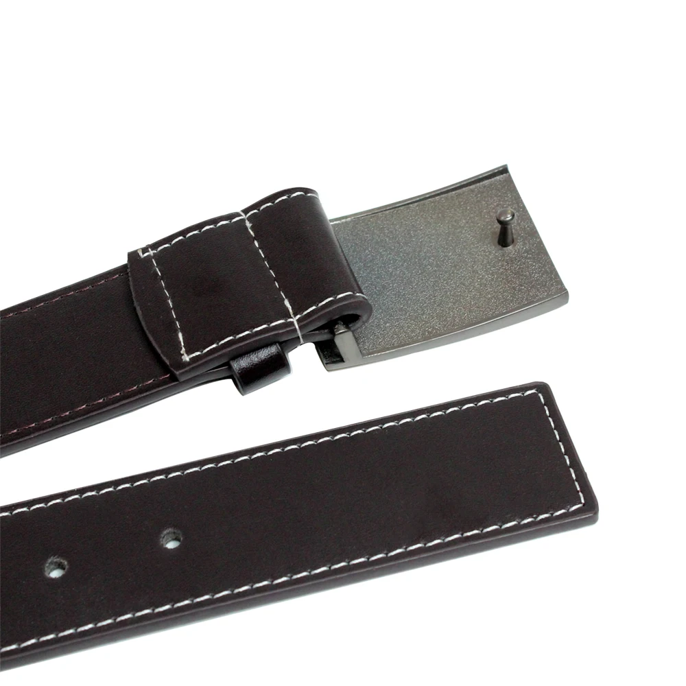 Wholesale Fashion Custom LOGO fashion men synthetic leather Belt manufacturers