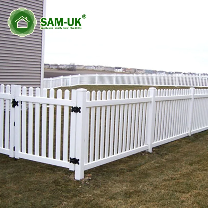 Sam-uk Лидер продаж садовый садоводческий анти-УФ КОРРОЗИОННЫЙ дверной забор с ПВХ покрытием решетки и ворота пластиковые экологически чистые