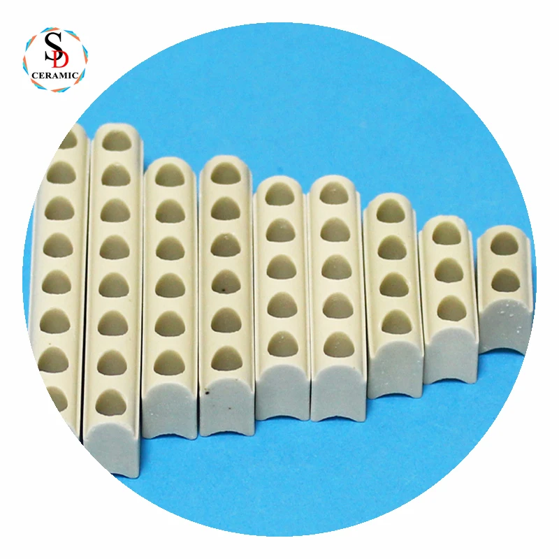 1-8 Holes Steatite And Alumina Ceramic Insulator For  Band Heater
