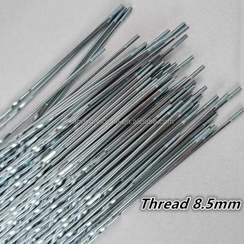 Hot sale 2022 New Design Chinese Factory 14G J bend Stainless spoke ED black color with brass nipple FYS-08A Spokes&Nipples