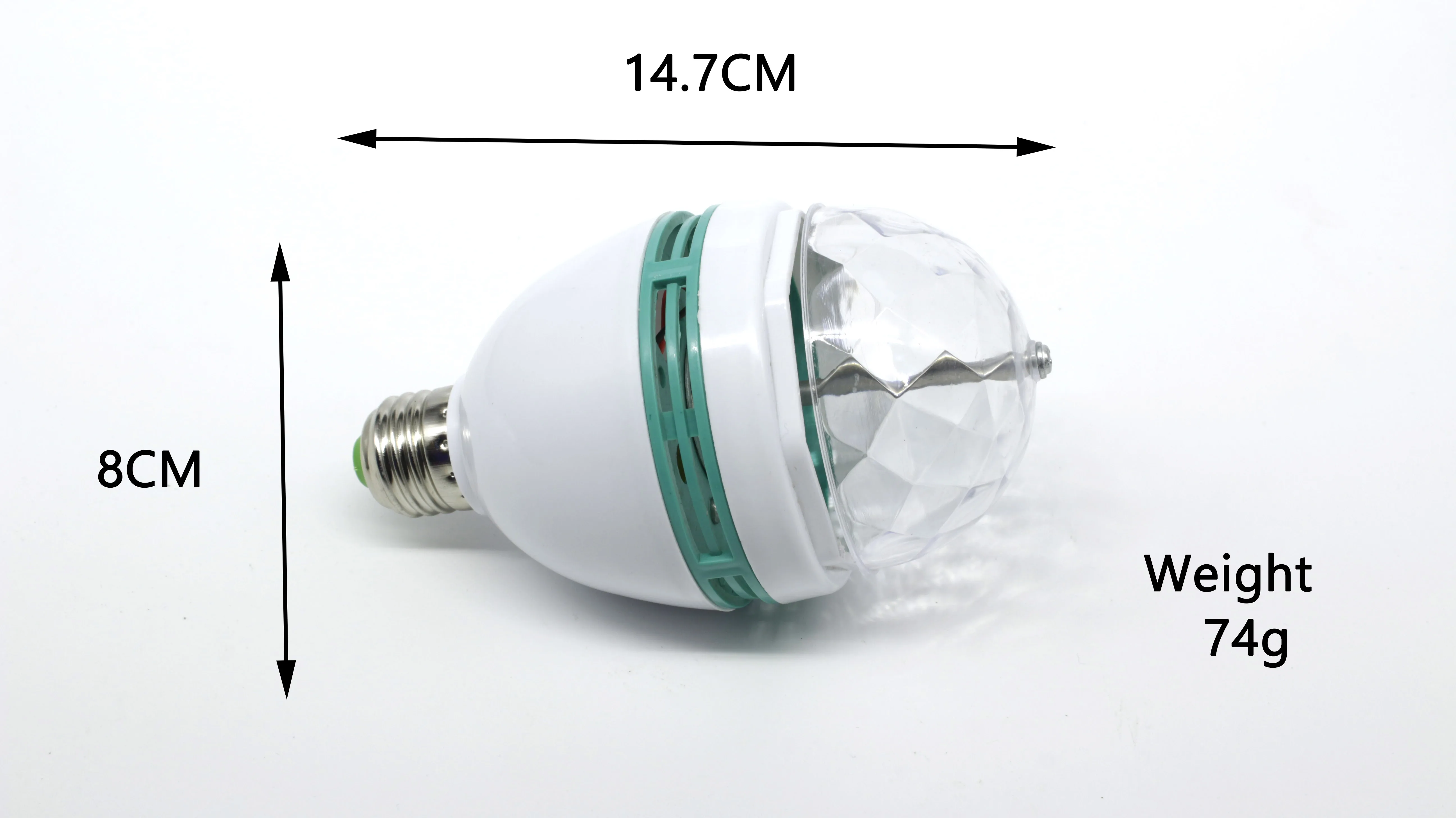 3W high quality RGB rotating color crystal magic ball DJ mini disco stage light for party bar