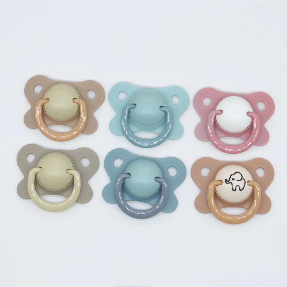 Wholesale Accessories Fabric Orthodontic Baby Pacifiers Funny Butterfly Shape Silicone Baby Pacifier