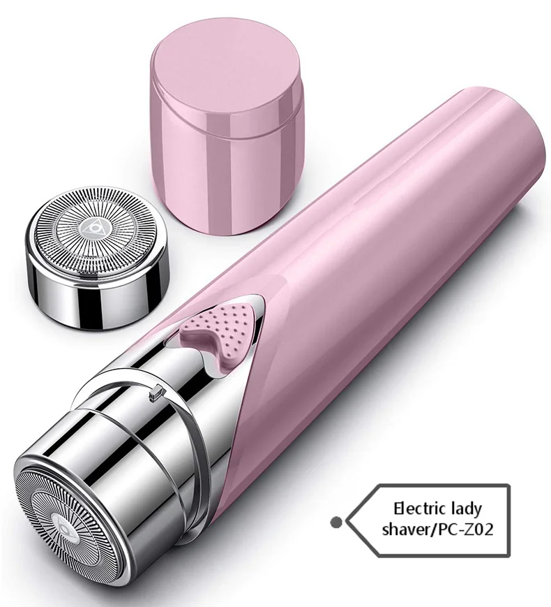 Cheap and practical facial razor for women Stainless steel double head razor Electric shaver