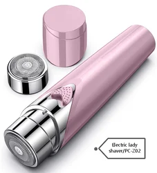 Cheap and practical facial razor for women Stainless steel double head razor Electric shaver