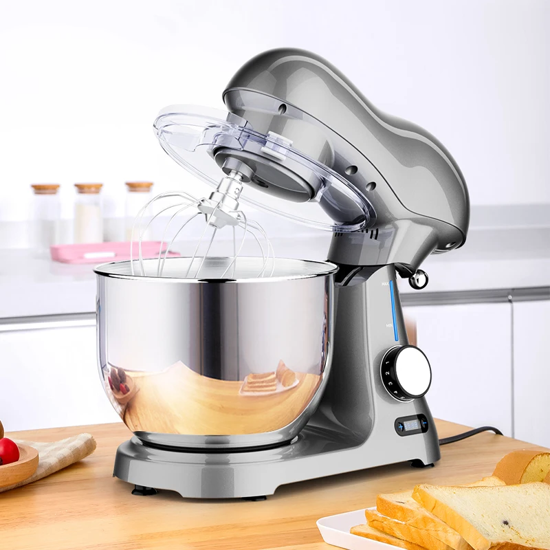 China famous supplier household 6.5L 7L 8L SUS304 bowl batedeira 10+0 with LED display planetaria electric food mixer