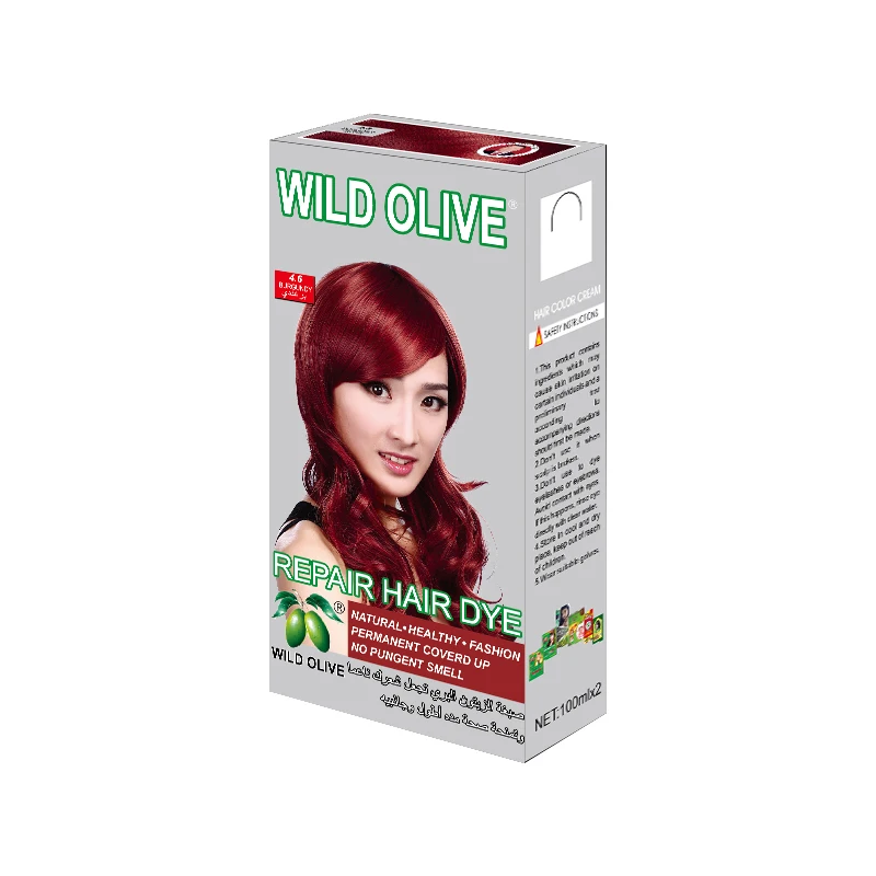 China Manufacturer Black Colorful Fashion Brown Black Hair Dye Shampoo In Hair Dye 60mlx2+10mlsiglook Hair Dye