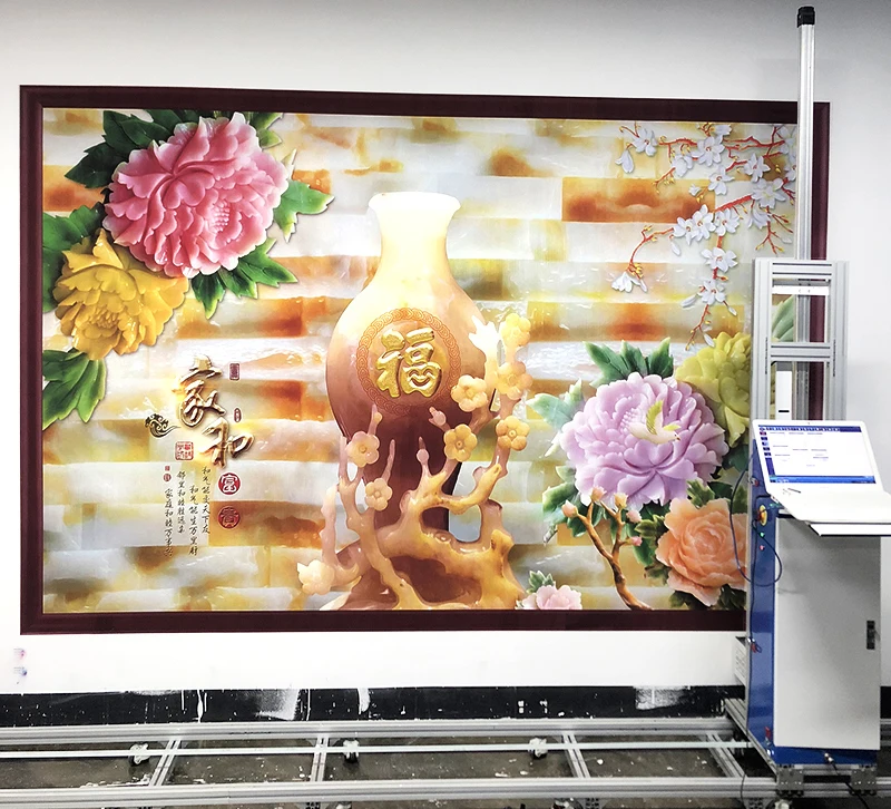 High Definition Art Wall Vertical Mural 3D Wall Printer Direct to Wall Painting Printing Machine