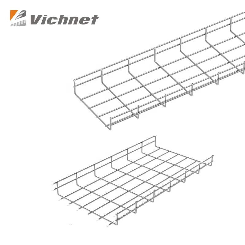 Сетчатый Лоток для кабеля Vichnet 304 из нержавеющей стали Открытый сетевой разъем компьютера базовая станция