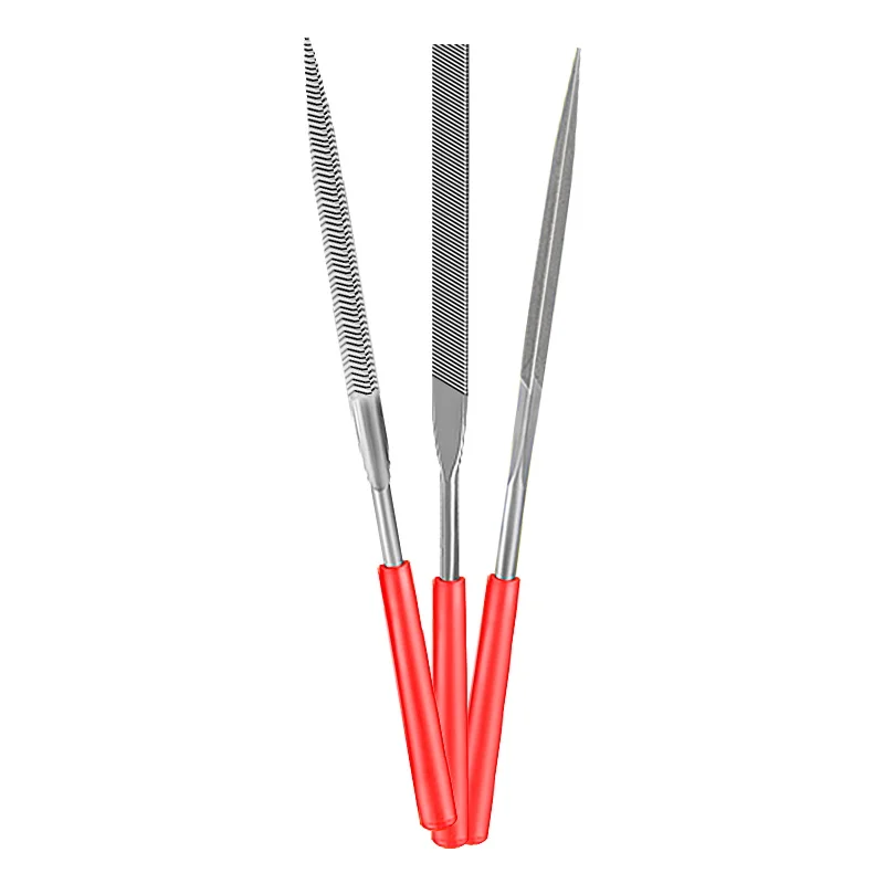 Factory Wholesale  Professional Electroplate Diamond Metal Files Set Micro Round Needle File Industrial Coarse Tooth File