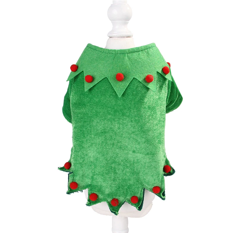 2024 Teddy Poodle Cat Dog Pet Christmas Costume Hot Sale XS Size Nylon Apparel for Summer Winter Spring Featuring Animal Pattern