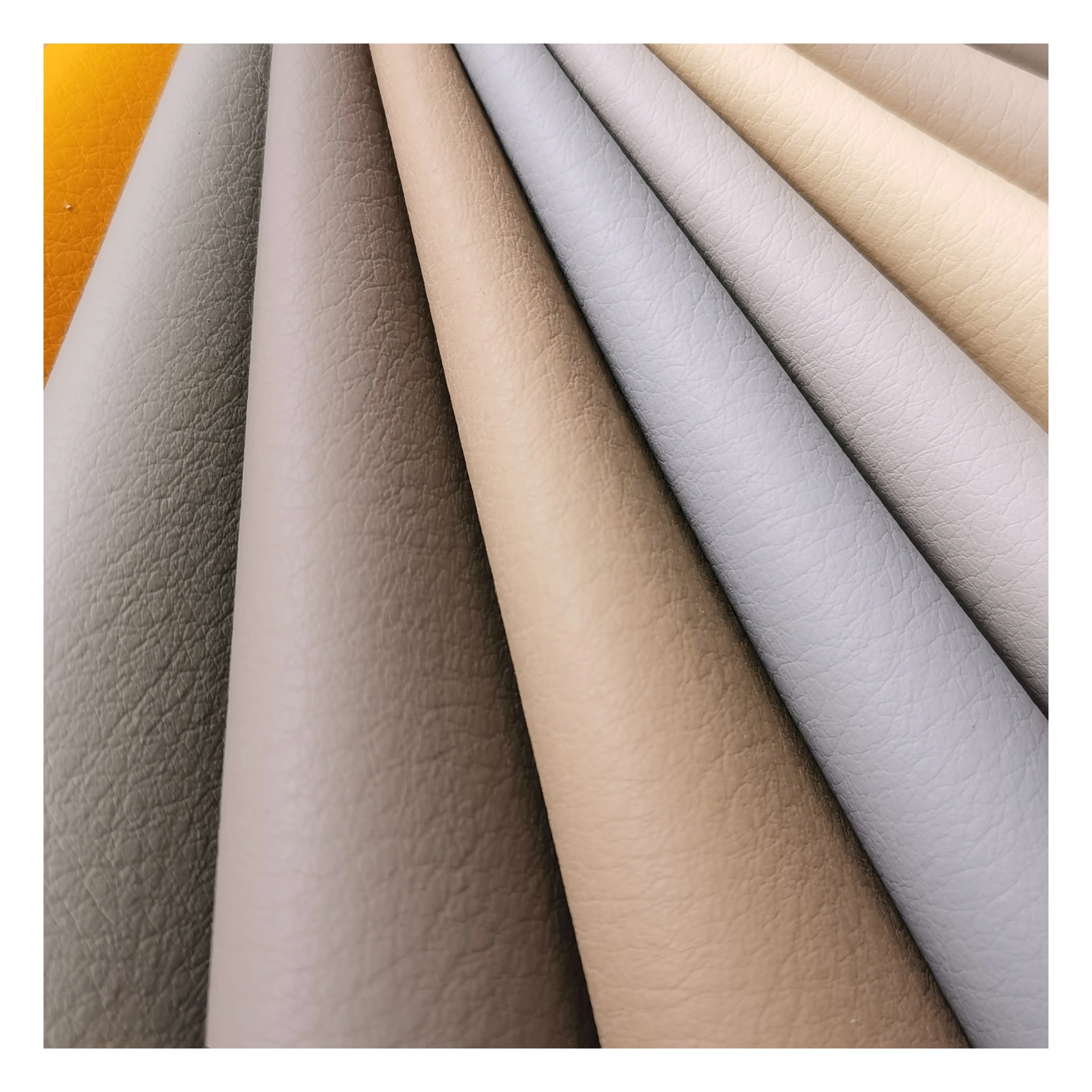 Printed 1.5 MM Genuine Microfiber Fabric Artificial Sofa  PU Material Leather