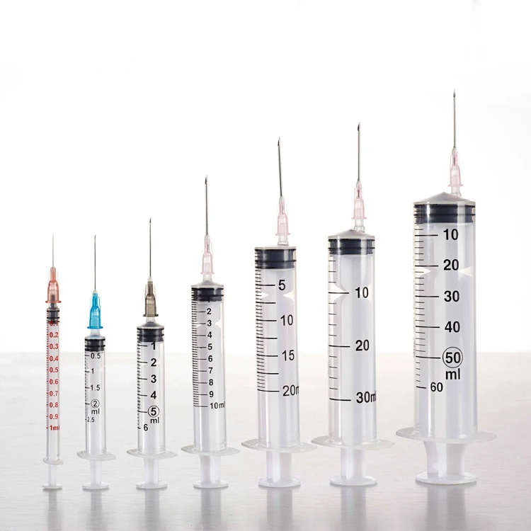 
60ml Medical Disposable Drrigation Syringe with Needle 