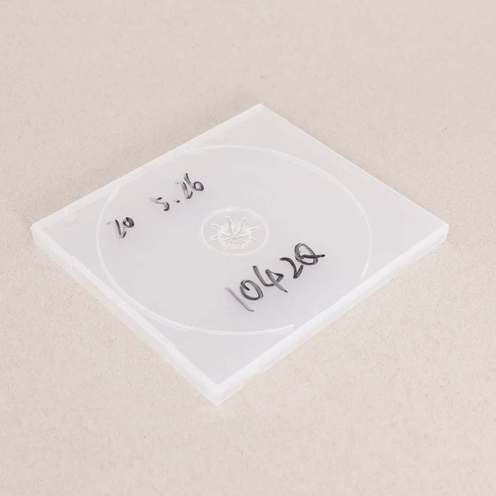 
Factory Price Dvd Case Holder Transparent Plastic Single Slim Clear Cd Case 