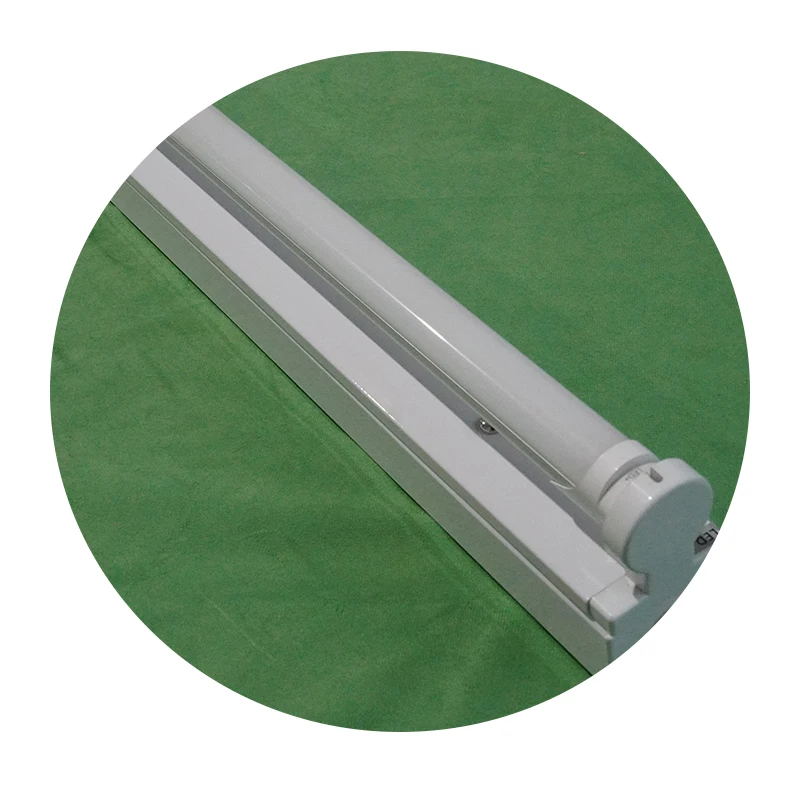 High Brightness LED T8 Square Integrated Lamp Tube 18W Flow Line Bracket Light 1.5m All Plastic PC Fluorescent Hotels IP44