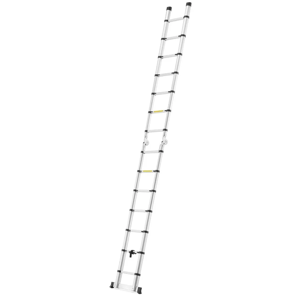 Telescopic  Aluminum Foldable Ladder Non-slip Stable lader