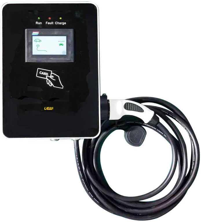 UE22kw AC EV Charger with Type 2 wall mounted ev charger solution wallbox battery charger with 4.3 screen