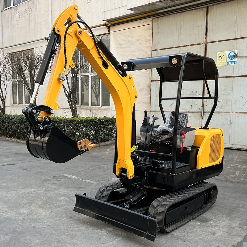 EPCN 2 ton Mini Excavator Hydraulic Perkins 1.8 ton Small Excavator imported Hydraulic Zero Tail Steel Track 2.5 ton mini digger