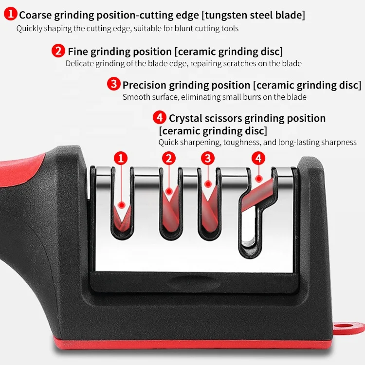 Restaurant Kitchen Knives Sharpening Tool Grinder Scissors Sharpeners Tool Afilador De Cuchillo Knife Sharpener