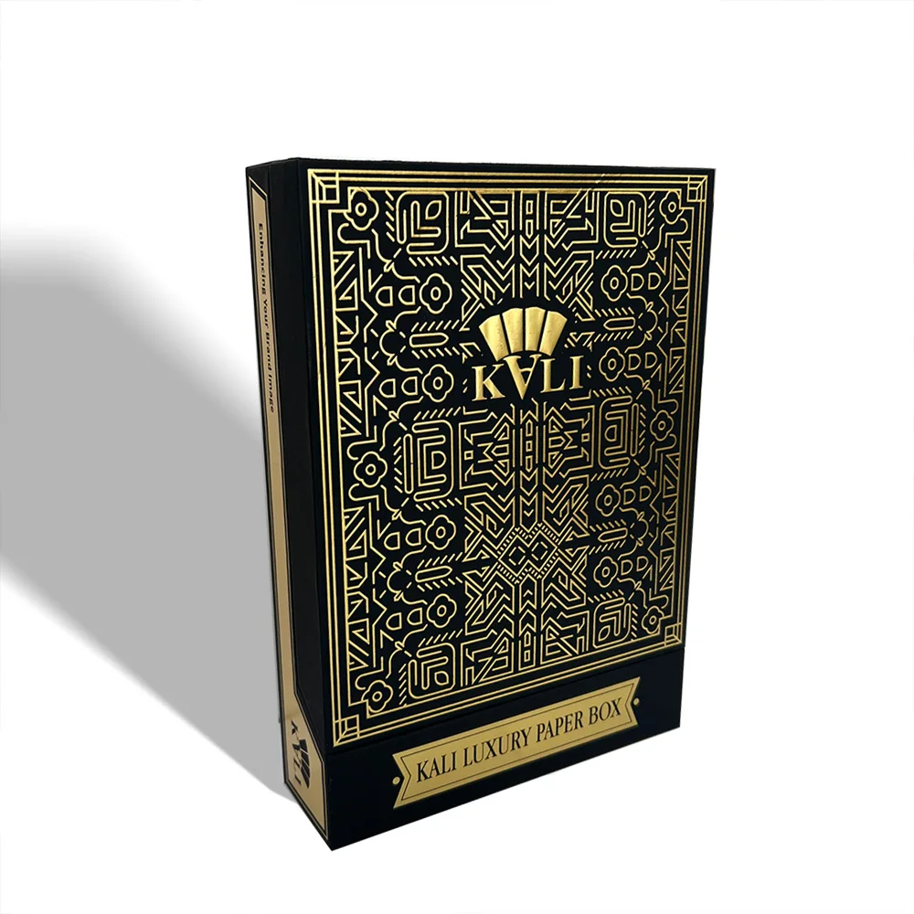 Custom Design  Wholesale Black Cosmetic Pump Spray Package Box Ramadan Arabic Vintage Perfume Box