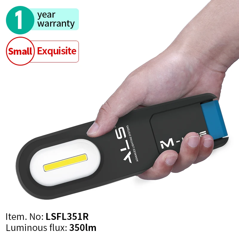 350 lumens LED work light with smart clip