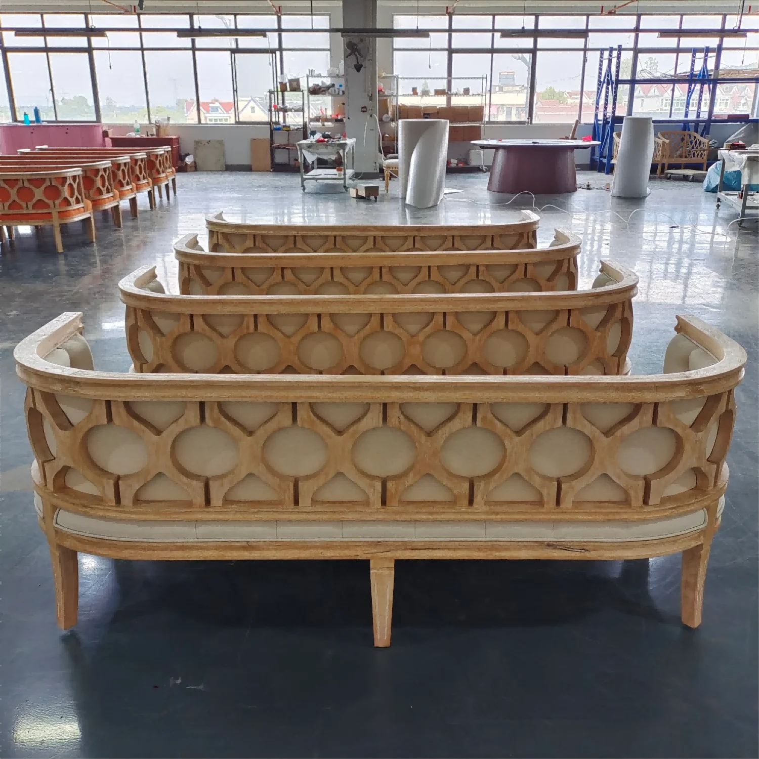 Lobby King high couch Popular Furniture\nlounge plastic Hot Hotel Rattan Back Velvet Cushion Dining Sofa Chair Events Rental Use