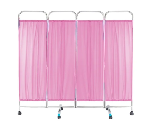 Examination Privacy Ward Screen 4 Fold Medical Curtains