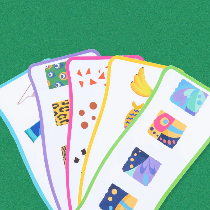 Manufacturer direct sale Montessori wooden kids baby educational children toy table matching bingo game toys for girls boys